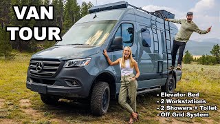 AWESOME VAN TOUR  Winnebago Revel 4x4 2021 Pros vs Cons Review [upl. by Nosittam507]