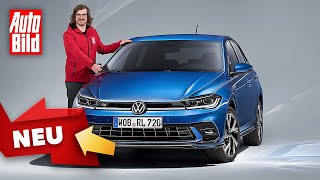 VW Polo 2021  Erster Check im VW Polo Facelift  Sitzprobe mit Andreas Huber [upl. by Nnylasor]