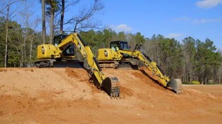 Cat® Mini Excavators  Standard Boom vs Variable Angle Booms [upl. by Eniamaj]