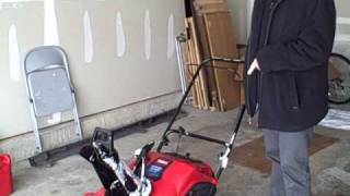 How to Start a Toro 210R Power Clear Snowblower [upl. by Laekim13]