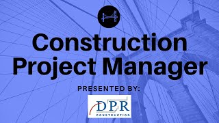 Construction Project Manager [upl. by Sakmar]