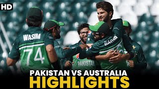 Highlights  Pakistan vs Australia  ODI  PCB  MM2A [upl. by Gretta662]