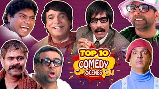 Top 10 Bollywood Comedy Scenes  Akshay Kumar  Paresh Rawal  Johnny Lever  Rajpal Yadav [upl. by Carlstrom]