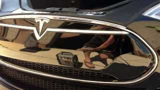 Tesla Motors Model S  Dead 12v Battery  What to do to get back up and running Roadside Service [upl. by Chaim]