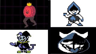 ALL BOSSES  Deltarune Chapter 1 [upl. by Yuhas]