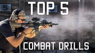 Top 5 Combat Drills  Special Forces Training  Tactical Rifleman [upl. by Skipton545]