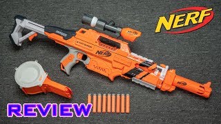 REVIEW Nerf Accustrike Stratohawk  RAPIDSTRIKE REBORN [upl. by Acessej183]