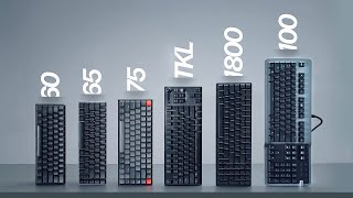 How to Choose the RIGHT Keyboard Size 60 65 TKL 100 [upl. by Gilliette135]