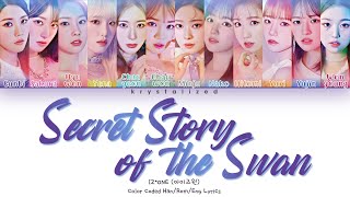 IZONE 아이즈원  Secret Story of the Swan 환상동화 HANROMENG Color Coded Lyrics [upl. by Raual493]