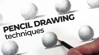 Pencil Drawing Techniques [upl. by Sirrep949]