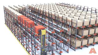 PEAK Shuttle Pallet Storage amp Retrieval System  Apex Companies [upl. by Susy316]