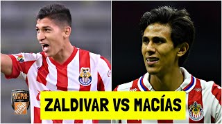 ÁNGEL ZALDIVAR VS JJ MACÍAS ¿Quién debe ser el delantero titular de las Chivas  Futbol Center [upl. by Nedmac]