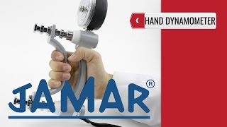 JAMAR Hydraulic Hand Dynamometer product video presentation [upl. by Aihsemek83]