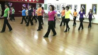 Hello Dolly Line Dance Demo amp Teach [upl. by Nosydam]