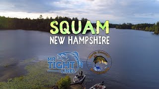 Squam Lake New Hampshire  Bass Fishing Tournament  North Country Bronzebacks [upl. by Itnahs]