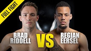 Brad Riddell vs Regian Eersel  ONE Championship Full Fight  April 2018 [upl. by Jessi]