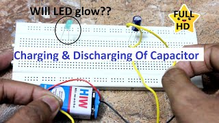 Capacitor Charging and Discharging simple project [upl. by Bauer]