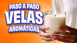 Cómo hacer velas aromáticas caseras con POCO dinero [upl. by Nnaxor]