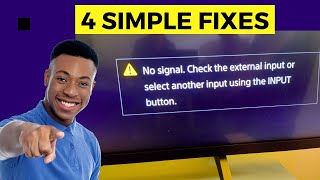 4 Simple Fixes for HDMI NO SIGNAL on Your SONY TV [upl. by Cathlene]