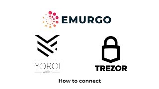 How to connect your Trezor hardware wallet to Yoroi [upl. by Annora]