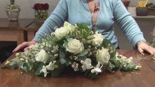 How To Do A Funeral Flower Arrangement [upl. by Eocsor]