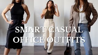 Smart Casual Office Outfits  Workwear Essentials  Part 1 [upl. by Ricard537]