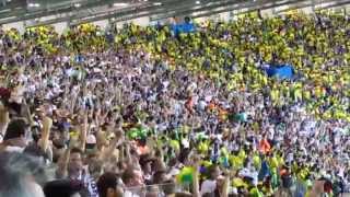 Third and fourth German goals celebration in the stadium in a single quick shot [upl. by Rolecnahc826]