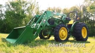 John Deere 5055E vs Kubota MX5200 [upl. by Ecnerat]