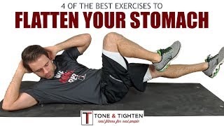 4 Ab exercises to flatten your stomach [upl. by Tertius979]