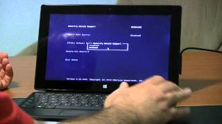 Surface Pro how to enter BIOS or UEFI [upl. by Timmy]