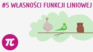 Własności funkcji liniowej 5  Funkcja liniowa [upl. by Ioab]