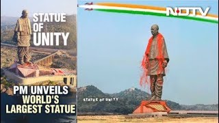 PM Unveils Sardar Patels Statue Of Unity Worlds Tallest [upl. by Ric191]