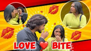 LOVE BITE PRANK ON SWATI💋 SWATI KO DIYA MAINE DHOKA 🥲 [upl. by Adair]