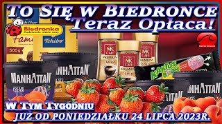 BIEDRONKA  Oferta od Poniedziałku 24072023  To się w Biedronce Teraz Opłaca [upl. by Eilojne165]