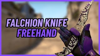 ★ Falchion Knife Freehand  CSGO Knife Showcase [upl. by Lehcyar]