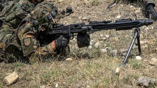 German Army MG3 Machine Gunners in Action [upl. by Survance]