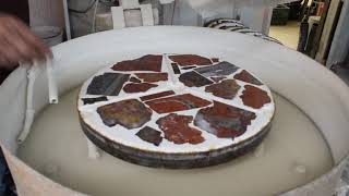 Cutting and Polishing Petrified Wood [upl. by Catlaina723]