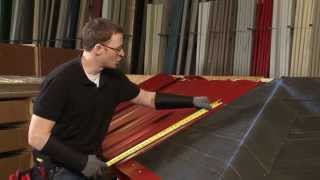 How to Install a Hip Panel ABC SL16® Metal Roofing System [upl. by Moorish]