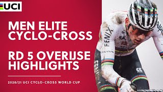 Round 5  Men Elite Highlights  202021 UCI Cyclocross World Cup  Overijse [upl. by Odella]