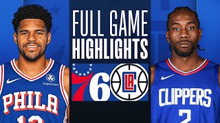 76ERS at CLIPPERS  FULL GAME HIGHLIGHTS  March 24 2024 [upl. by Alurd]