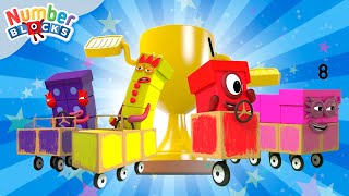 🏆 Epic Number Race 🏆  Learn to count  Maths for Kids 123  Numberblocks [upl. by Porte]