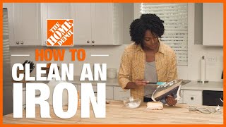 How to Clean an Iron  Cleaning Tips  The Home Depot [upl. by Landrum]