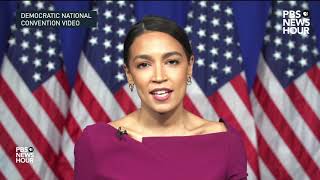 WATCH Rep Alexandria OcasioCortez’s full speech at the 2020 Democratic National Convention [upl. by Mcfadden]