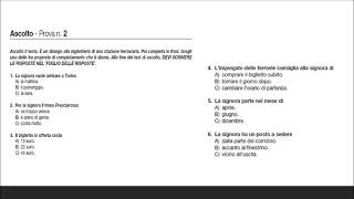 CILS A2  dicembre 2012  Ascolto con le soluzioni [upl. by Leopold]