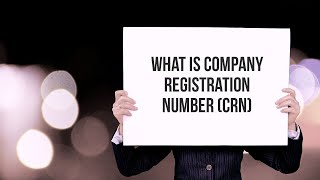 What is company registration number [upl. by Huxley898]