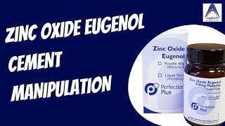 Zinc Oxide Eugenol Cement Mixing  Dental Materials [upl. by Allerym]