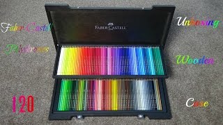 UnboxingFaberCastell 120 Polychromos in WengeStained Wooden Case [upl. by Karp]