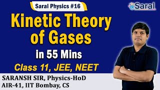 Kinetic Theory of Gases class 11 physics  Class 11  NEET amp IIT JEE physics  Saransh Gupta Sir [upl. by Prudi517]