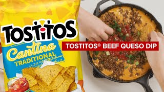 Snackd Tostitos Beef Queso Dip [upl. by Aerol]