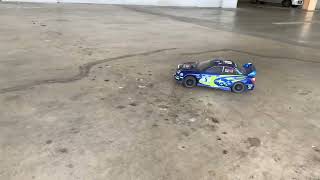 HPI WR8 FLUX POWERSLIDING SUBARU IMPREZA [upl. by Lucita736]